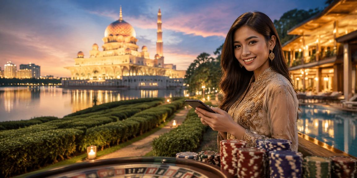 Pemain Putrajaya mengakses kasino mudah alih baccarat melalui telefon pintar